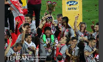 جشن قهرمانی تیم فوتبال پرسپولیس