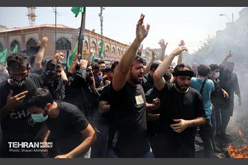 خیمه سوزان ظهر عاشورا در چهار راه گلوبندک  33