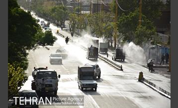 عملیات ضدعفونی معابر محله شوش  29