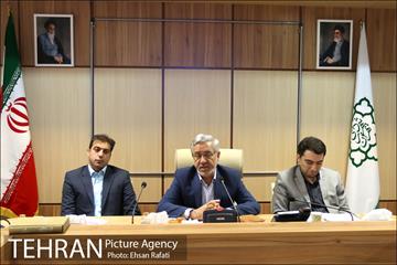 مراسم تکریم امین عارف نیا و معارفه محمد علی کریمی رییس مرکز ارتباطات و امور بین الملل شهرداری تهران 8