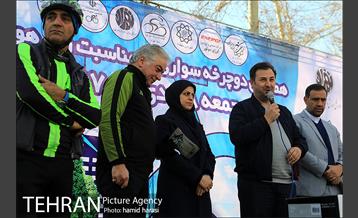 دوچرخه سواری در منطقه 6 به مناسبت هوای پاک 24