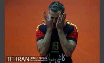 دیدار تیم های والیبال سایپا تهران و خاتم اردکان