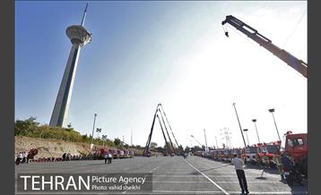 بازدید شهردار از امکانات و تجهیزات جدید سازمان آتش نشانی 22