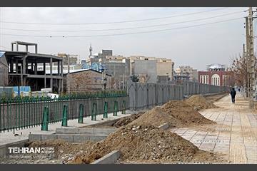 احداث پیاده راه خیابان امامی محرم