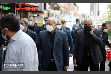 بازدید اعضای کمسیون حمل و نقل شورای اسلامی شهر از ایستگاه تقاطعی مترو توحید 2