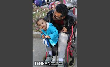 مراسم عیدانه معلولان در پارک بعثت 8