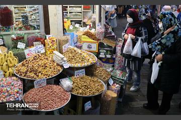 بازار تجریش در آستانه شب یلدا 1