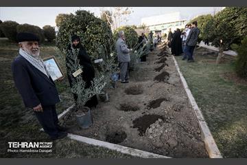 کاشت نهال به یاد شهدا در برج میلاد 8