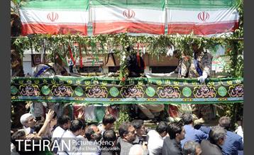 تشییع پیکر شهدای حادثه تروریستی تهران 26