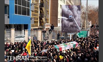 تشییع شهدای آتش نشان با حضور مردم - 3 19