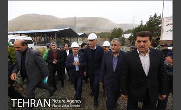 آیین بهره برداری از پروژه استحصال مصالح ساختمانی از پسماند خاک و نخاله 4