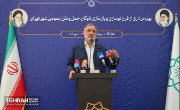 آیین بهره‌برداری از طرح نوسازی حمل و نقل عمومی تهران 12