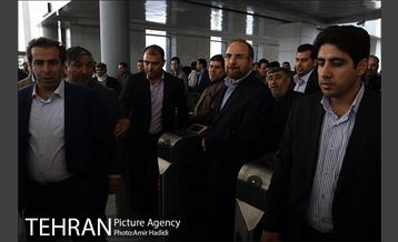 افتتاح خط و ایستگاه مترو نمایشگاه شهر آفتاب 18