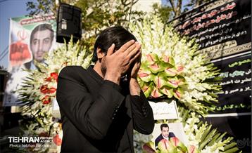 مراسم وداع با پیکر مطهر شهید عملیات تروریستی حرم شاهچراغ (ع) 5