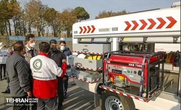 مانور برف روبی شهرداری منطقه 5