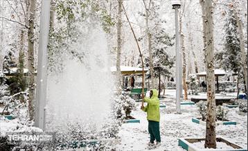 روز برفی تهران - 3 13