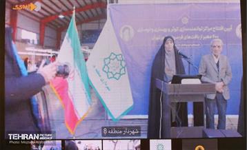 آیین افتتاح مراکز توانمندسازی کوثر و بهسازی۴۰۰معبر پایتخت 25