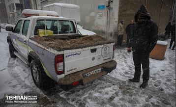 عملیات برف‌روبی در منطقه1