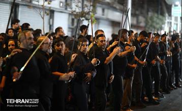 عزاداری شب تاسوعای حسینی در میدان منیریه 3