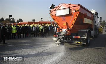 طرح زمستانه مشترک پلیس راهور و شهرداری تهران 37