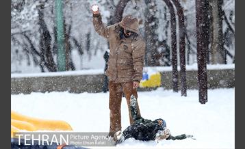 روز برفی پارک شهر 14