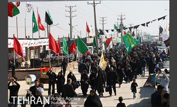 زائران اربعین حسینی در مرز شلمچه 13