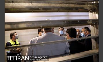 بازدید شهردار تهران از خط 6 مترو تهران 22