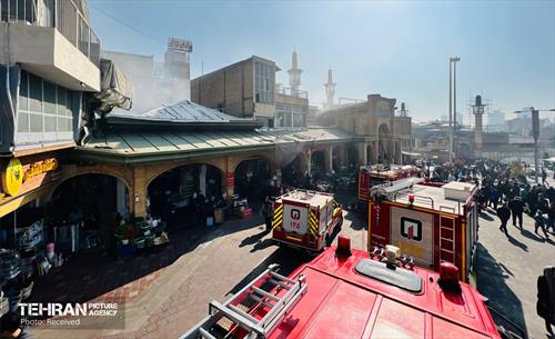 حریق در بازار تجریش 17