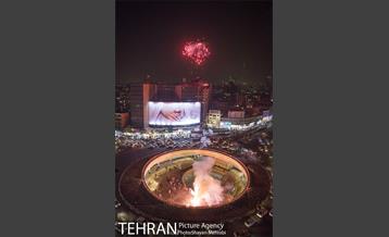 نورافشانی میدان ولیعصر(عج) به مناسبت روز مادر 4