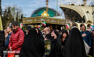 تشییع پیکر سردار شهید علی‌محمد نائینی