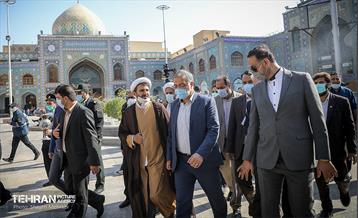 حضور شهردار تهران در حـرم حضرت عبدالعظیم حسنی (ع) 3