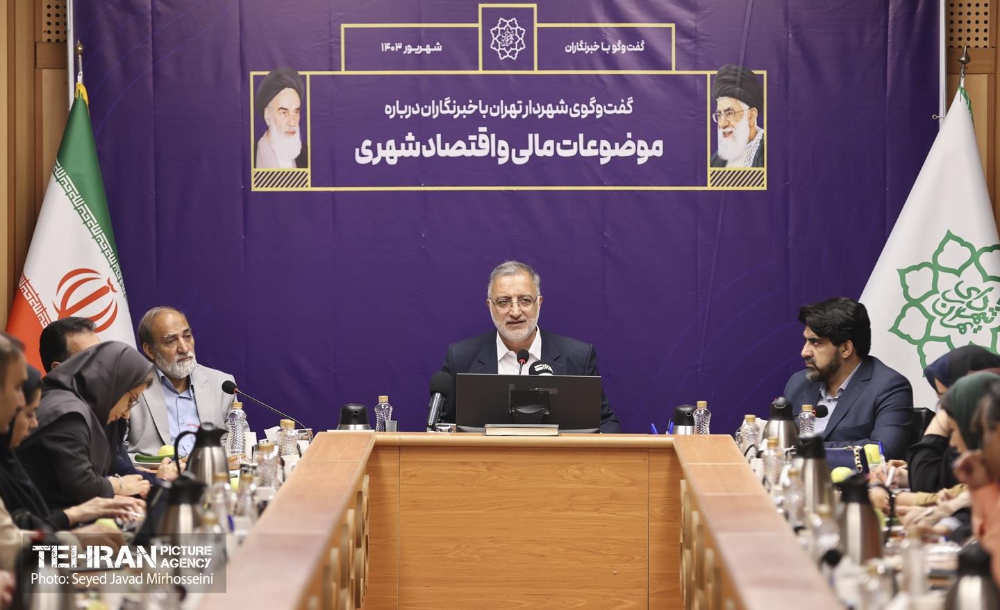 گفتگوی شهردار تهران با خبرنگاران 37