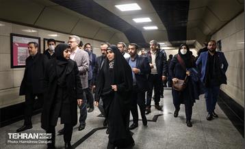 رونمایی از سند ایزو14001 ایستگاه مترو تربیت مدرس 28