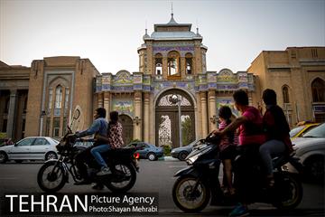 نقاره زنی میلاد امام رضا (ع) در میدان مشق 8