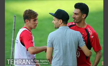 تمرین تیم فوتبال پرسپولیس