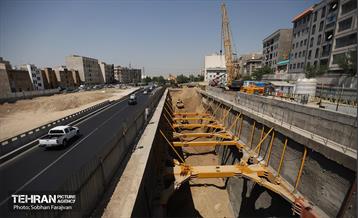 بازدید اصحاب رسانه از روند اجرایی پروژه احداث خط ۱۰ متروی تهران 44