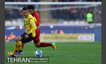 دیدار تیم های فوتبال پرسپولیس و سپاهان