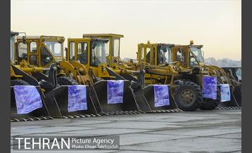 مانور ماشین آلات و تجهیزات ستاد برف روبی شهرداری تهران 22