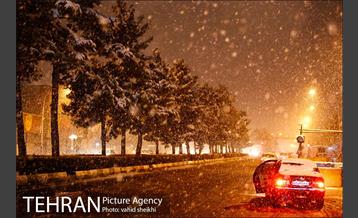 بارش برف در تهران  10