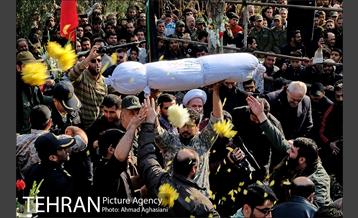 تشییع و تدفین دو شهید گمنام در بوستان گلزار منطقه 17 21