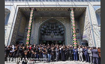 حضور شهردار در بین عزاداران امام حسین(ع)در حرم حضرت عبدالعظیم حسنی 24