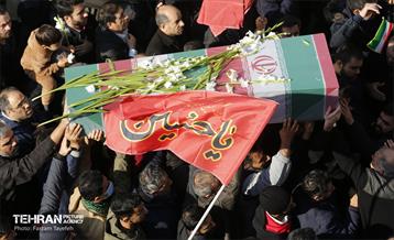 تشییع پیکر شهید گمنام دفاع مقدس "همسایه فردوس" 5