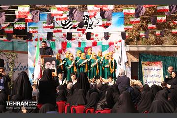 تشییع پیکر شهید گمنام در منطقه ۱۵ 19