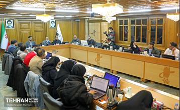 نشست خبری رئیس شورای اسلامی شهر و اعضای کمیسیون برنامه بودجه  11