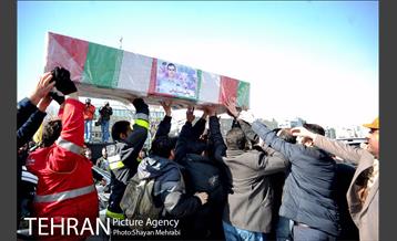 تشییع شهدای آتش نشان با حضور مردم  26