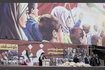 تجمع مردم تهران در واکنش به جنایت رژیم صهیونیستی در غزه 3