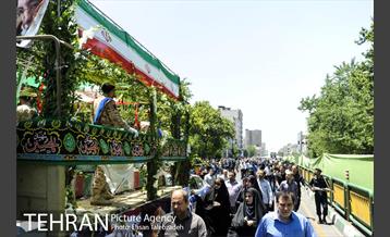 تشییع پیکر شهدای حادثه تروریستی تهران 2