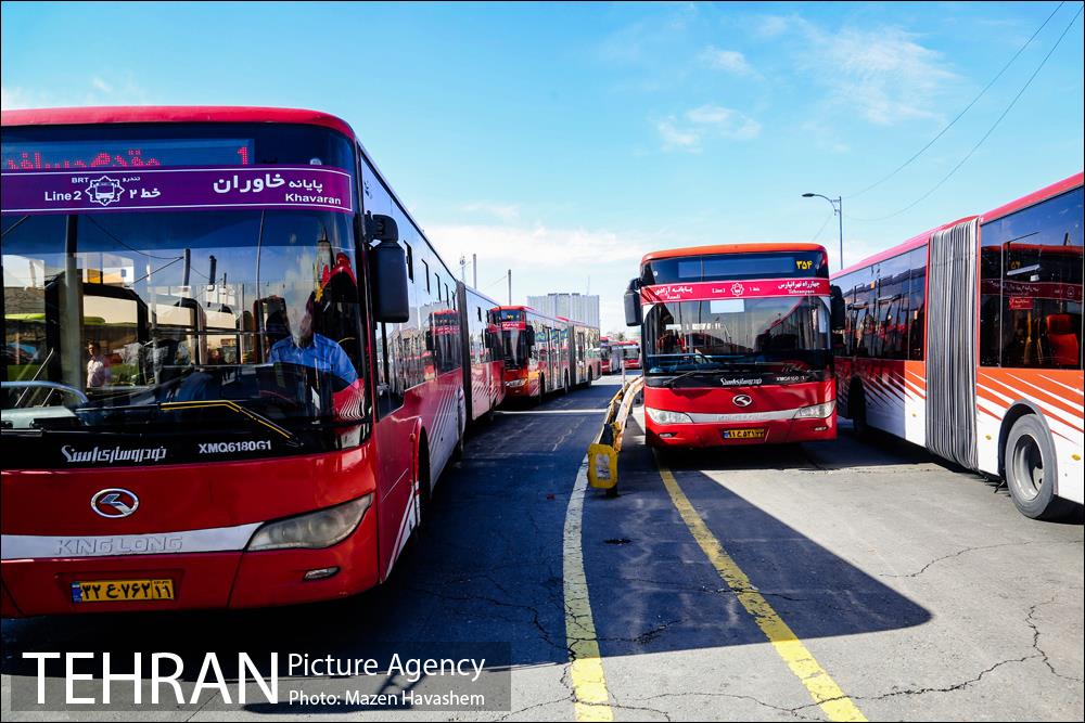 خطوط اتوبوس تندرو تهران BRT 15