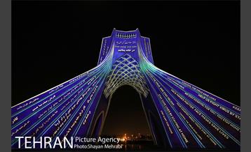 اجرای نورپردازی سه بعدی به مناسبت آغاز هفته سلامت 5