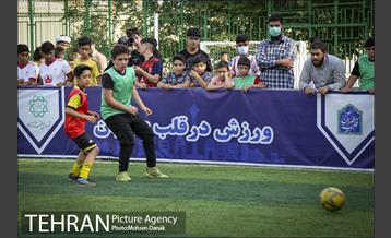 اختتامیه مسابقات فوتبال خیابانی جام رمضان ۱۴۰۰ در محله هرندی 3